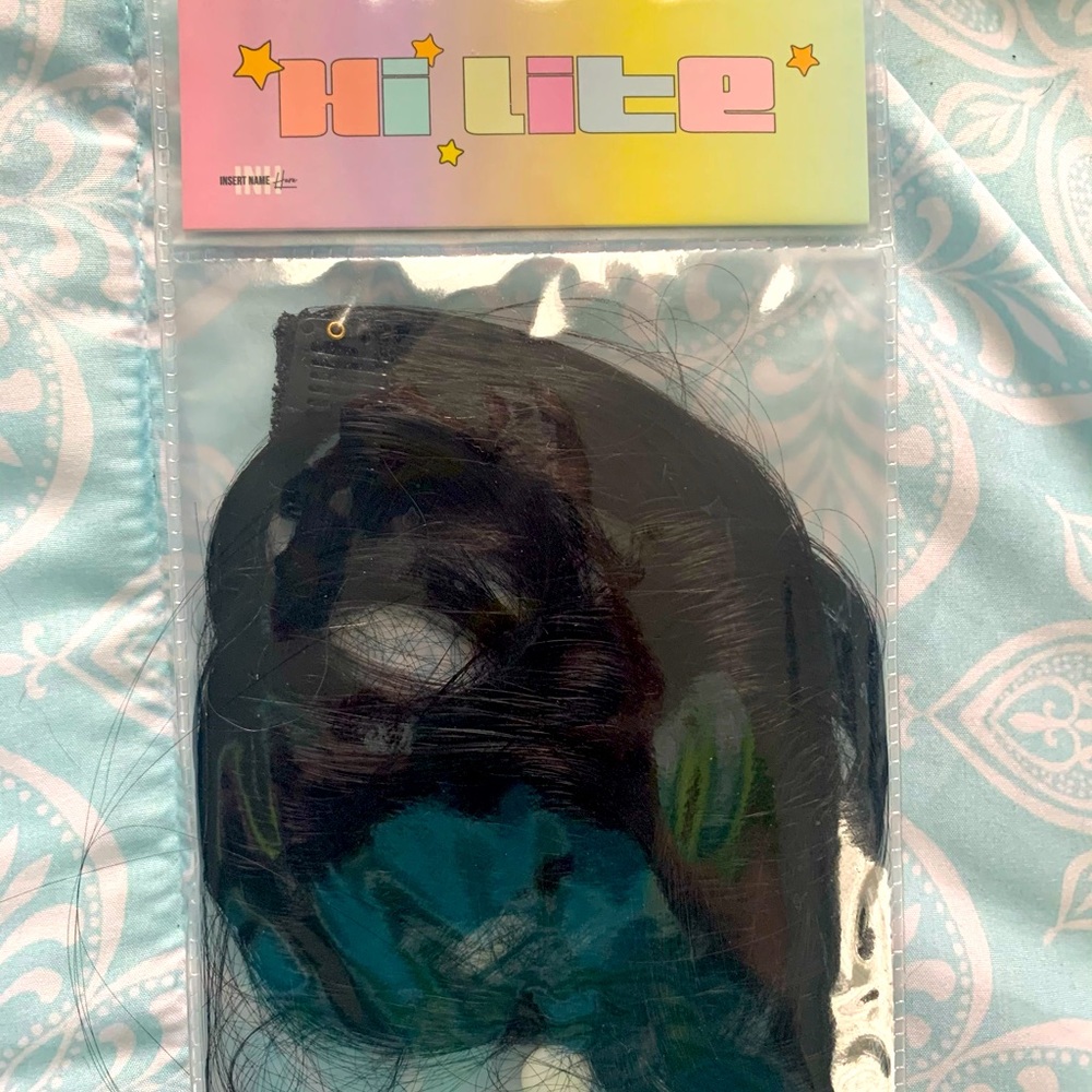 Insert Name Here black Hi-Lite clip in extensions - Picture 1 of 4